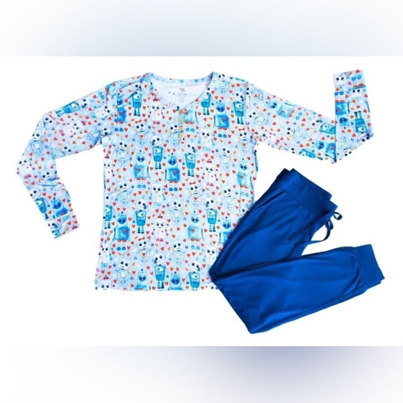 ♥️NIB Birdie Bean Bamboo Mama PJ Set♥️ - Picture 2 of 5